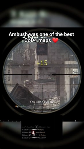 Ambush was one of the best CoD4 maps ❤️ #mw2 #nostalgia #callofduty
