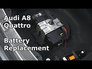 So wechseln Sie die Batterie des Audi A8
