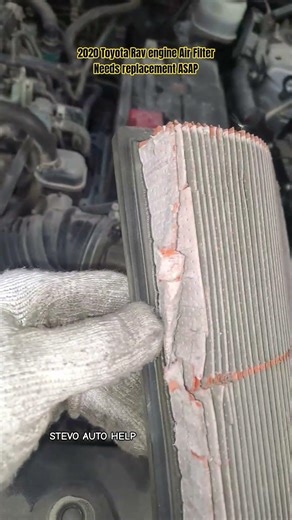 Check your Engine Air Filter. 2020 Toyota Rav 4. #toyota @@stevoautohelp