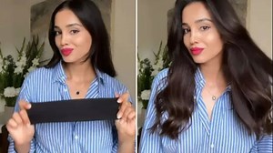 My two-minute hack gives hair instant volume, you only need a headband and dryer