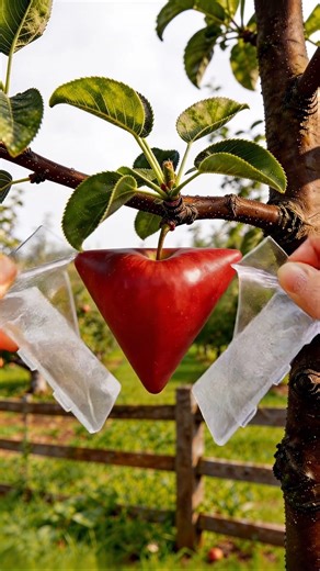 This Apple Grew Into a Triangle 🔺🍎