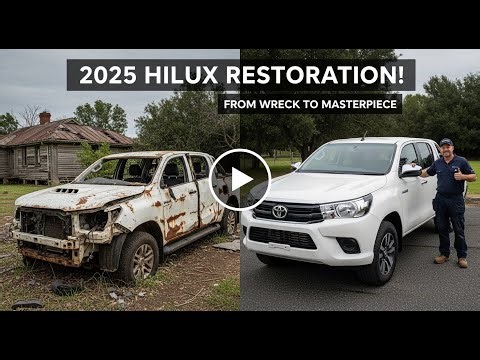 🔧 Toyota Hilux 2025 Restoration Process | Ultimate Transformation