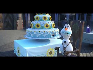 Frozen Fever | Olaf se come la tarta de cumpleaños de Anna | Disney Junior España
