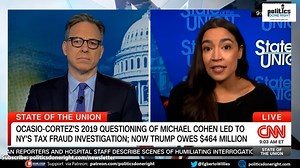 AOC shuts down Tapper about Trump's unequal treatment: He's 'unethical' & 'prone to criminality.