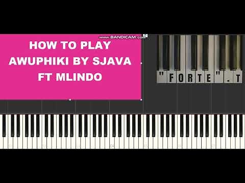 Awuphiki by Sjava, mlindo and Ricky Rick (piano tutorial l