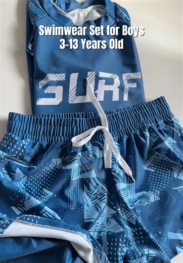 Stylish Swimwear Set for Boys Aged 3-13