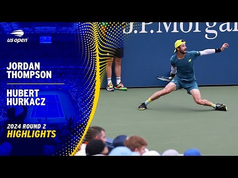 Jordan Thompson vs. Hubert Hurkacz Highlights | 2024 US Open Round 2