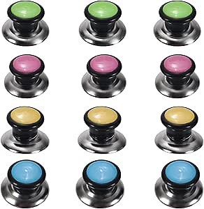 12PCS Pot Lid Knobs Replacement Pan Lid Holding Handles Lid Pot Holding Handles for Kitchen Cookware