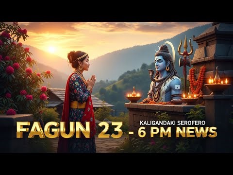 फागुन २३ बेलुकी ६ बजेको खबर