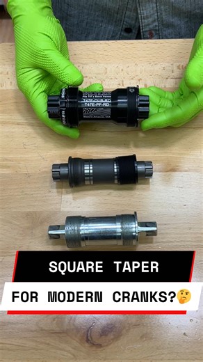 Can a Square Taper BB work with modern cranks? 🤔 We brought the legendary durability of the Square Taper design into the modern era — thanks to the T47 standard. A proven design, reimagined for today’s competitive builds. | BBInfinite