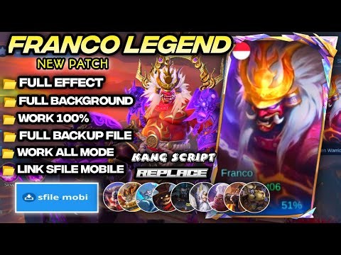 Script Skin Franco Legend No Password | Full Effect Voice | Patch Terbaru
