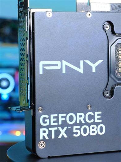 Build small. Play huge. The PNY GeForce RTX 5080 Slim model delivers game‑changing NVIDIA Blackwell performance, DLSS 4, and AI‑powered creativity - all in a compact dual‑slot design built for smaller builds. #PNY
