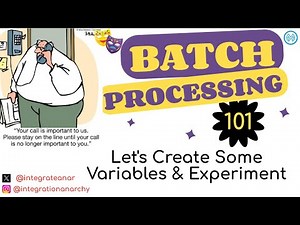 01 - MuleSoft Batch Processing | Let's Create Some Variables & Experiment