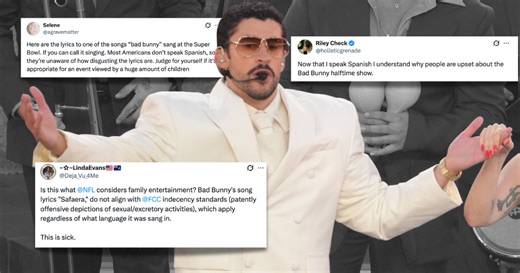 Here are Bad Bunny’s translated Super Bowl lyrics, so you know why people are angry