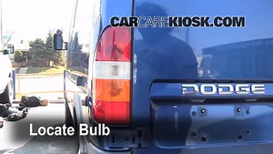 Brake Light Replacement: 2006 Dodge Sprinter 2500 2.7L 5 Cyl. Turbo Diesel Standard Passenger Van (3 Door)
