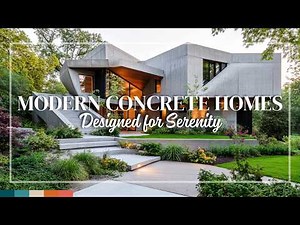 Modern Oasis: Concrete Houses with Serene Natural Views