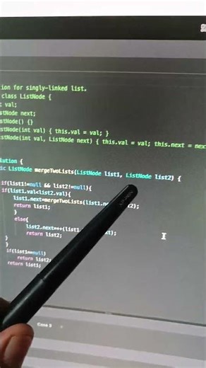 Leetcode 21 Merge Two Sorted Lists #leetcode #coding #codeforplacement