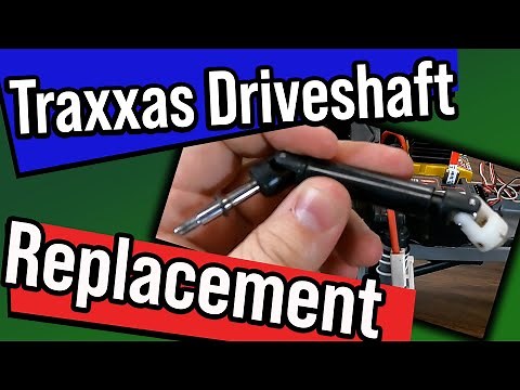 How to replace Traxxas driveshafts.