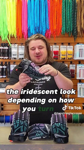 LIMITED EDITION..... * * * The limited edition Nike Vapor Premier Iridescent gives e have dropped and these things are beautiful! The same features and fit of one of the top lacrosse gloves out but they have this awesome oil slick look to them! * * * #topstring #lacrosse #topstringlacrosse #menslacrosse #lacrosseteam #boyslacrosse #lacrossemom #lacrosseplayer #falllacrosse #lacrossecoach #lacrosseproblems #lacrosseplayer #lacrossehighlights #lacrosseseason