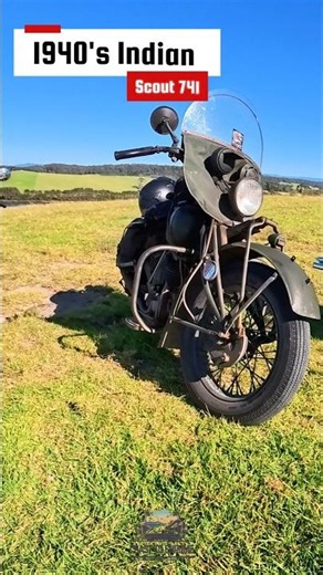 WARHORSE! 🪖 WWII Indian 741 Scout