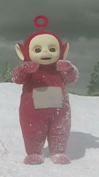Po Making Snow Prints