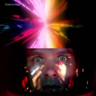 The ‘Star Gate’ sequence in ‘2001: A Space Odyssey (1968).’ 🚀 • via Instagram.com/cinema.magic | FilmFreeway