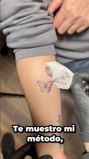 Típs de tatuajes lineales | tattoo de línea fina | tatuaje de mariposas #tatuajes