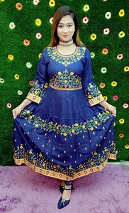 24K views · 3.5K reactions | Gorgeous floral ambrodary gown  | Nice Dresses | Facebook