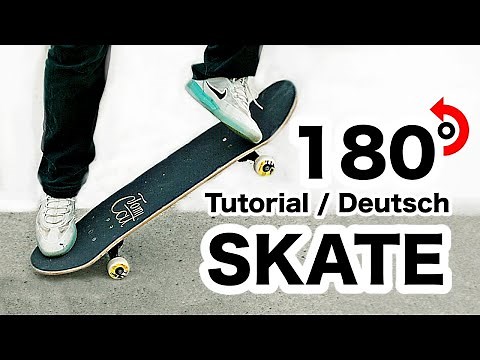 180 lernen mit Skateboard - Das 180 Tutorial auf Deutsch und in 4K Skateboard fahren lernen - Tricks