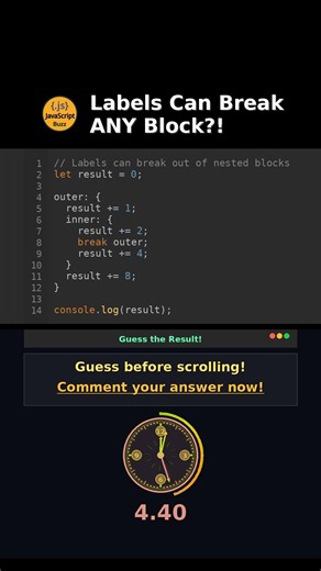 Labels Can Break ANY Block?! #controlflow