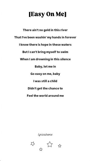 Adele easy on me lyrics #trending #adele #easyonme #pop #lyrics #viral #repost #shorts