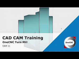 Subspindle Tool Path - Facing Operation in OneCNC Lathe Expert - CAM Training 11