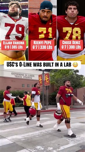 These USC Freshman O-Linemen Are MASSIVE 😳