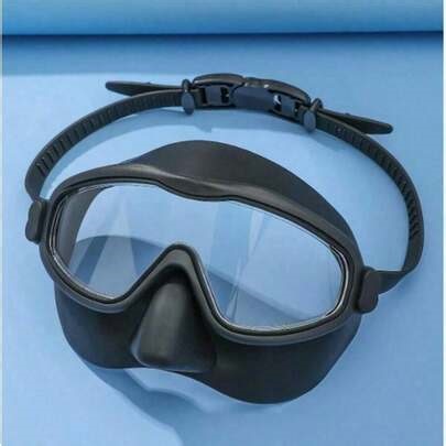 Adult Large Frame Anti-Choking Swimming Goggles High-Definition Anti-Fog Eye And Nose Protection Swimming Goggles Outdoor Swimming Training Equipment | SHEIN