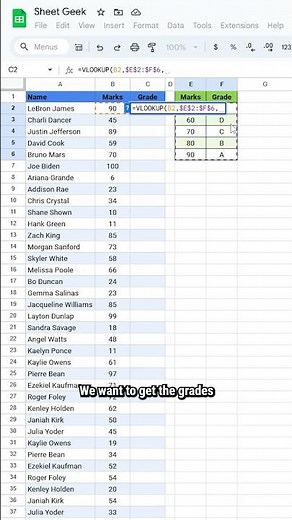 How to Vlookup in Google Sheets. #googlesheets #excel #spreadsheets