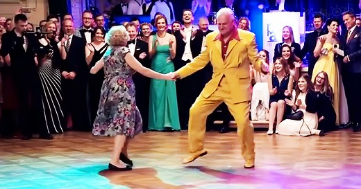 Senior Couple Steals The Show With Their Impressive Boogie Woogie Rockabilly Routine