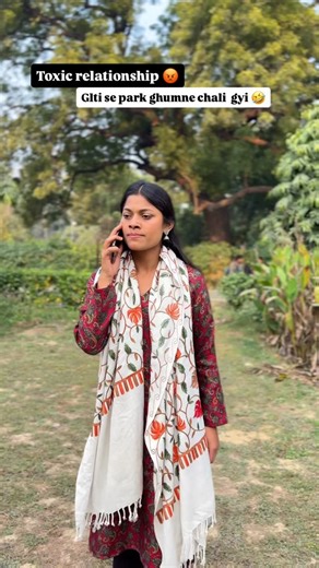 official hemu on Instagram: "Toxic relationship 😡 // galti se akele park ghumne chali gyi 🤣 tag toxic guys #trending #reelsinstagram #view #viralvideos #reels"