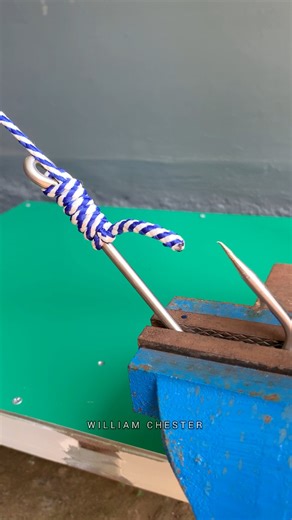rope master tricks to tie the hook correctly #knot #diy #tutorial #fyp | William Chester