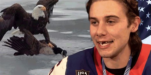 Watch: Candanians prove what losers they are AFTER they lost to the Americans in hockey