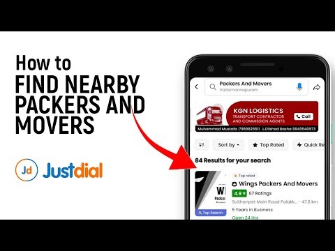 How to Find Nearby Packers and Movers on Justdial