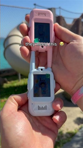 The video walkie talkie your kids need #playday #videowalkietalkie #outdoorplay #screen time hacks