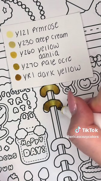 Easy Gold Effect Coloring Tutorial with Alcohol Markers