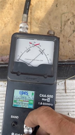 SWR Curve of the past 4EL 40M we installed in Maine @ 135’. #Hamradio #SWR #Dxing #comet | Ham Radio 24-7