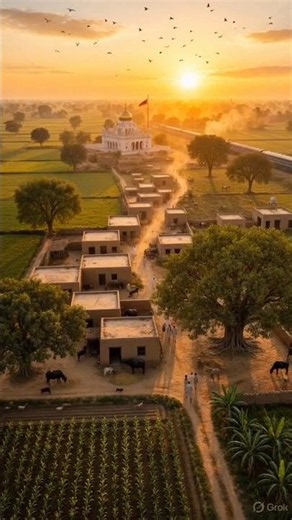 Old Punjab Village Life ❤️ | Pind Di Yaadan | Gurudwara Sahib | Punjabi Culture | Village Farming