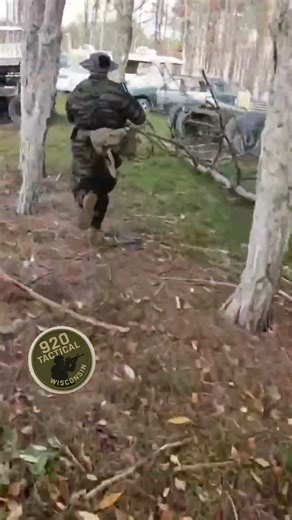 Machine Gunner Takes Out Tree!!! #fps #trending #viral #airsoft