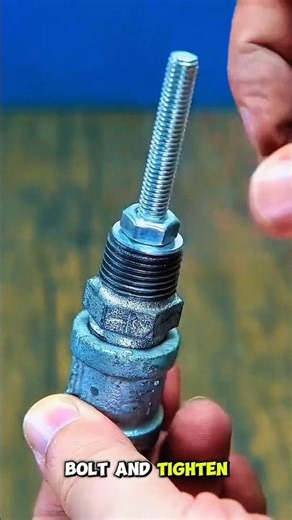 Crazy DIY making of thread drill bit 🤯#shorts