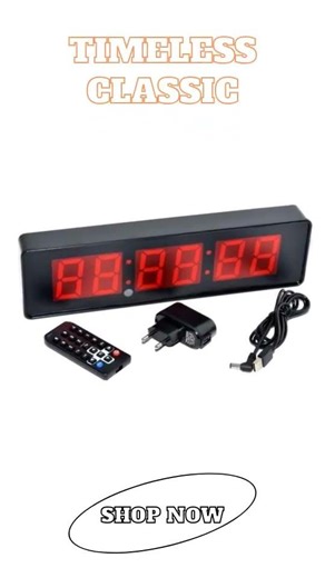 CRONY Jh-120 Clock And Stopwatch With Remote Control