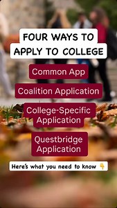 12K views · 6 comments | With college application season in full...