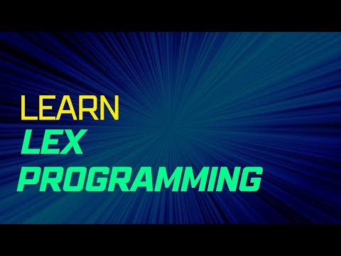 Learn Programming with LEX Tool