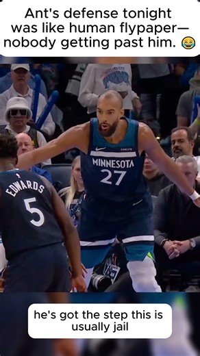 Ant's defense tonight is like a human force field—Shai couldn't even breathe. 😤#nba #shair